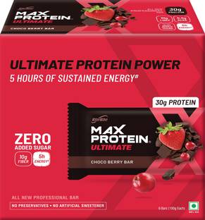 RiteBite Max Protein by RiteBite Max Protein Ultimate Choco Berry 30g Protein Bar Box