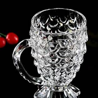 miRim (Pack of 6) Fish Design Shot Glass with Handle Glass Set Shot Glass