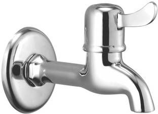 ओलिआना M-04 Magic Brass Long Body tap for bathroom water tap with wall flange बिब टैप नल