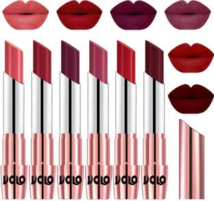 Volo High Pigment Long Stay Cr�me Matte Lipstick Set of 6 Pcs Code-14