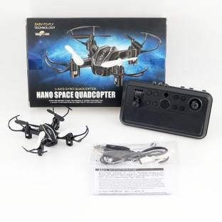 Jsk enterprise 2.6 Ghz 6 Channel Remote Control Quadcopter HX771 NANO Gyro 360° Flip Stunt Remote Control Drone with ABS BODY And One Key Return ,LED LIGHT- Without Camera for Kids with Two Extra Blades