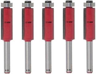 LIEUTENANT 6.35MM-SHANK ( Dia.13 MM) FLUSH TRIM ROUTER-TRIMMER Bits 6.35-TS6 Rotary Bit Set