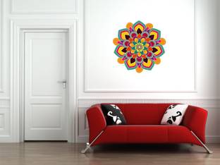 KgnDesigns 174 cm Abstract Reusable Sticker