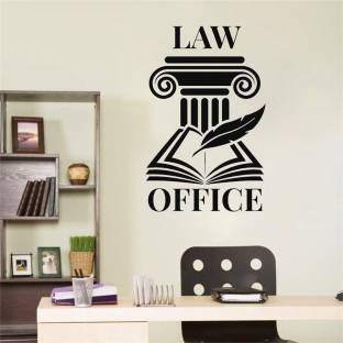 amazinghubsolution 70 cm a...lawofficedecal Self Adhesive Sticker