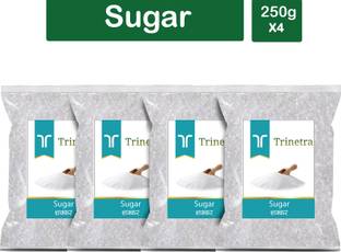 Trinetra Best Quality White Sugar-250gm (Pack Of 4) Sugar