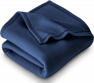 Comfytouch Solid Single Fleece Blanket for  Heavy Winter