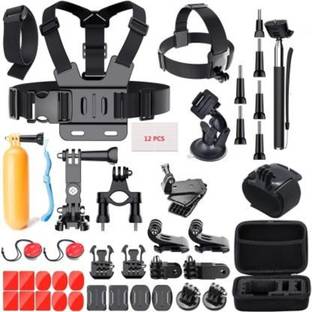 housemate Flat Surface Flat Placement Camera Mount (Black) Strap