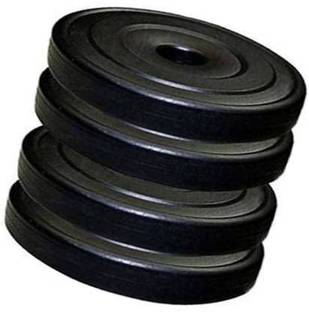 sai sports 10 kg GYM FITNESS 2.5 K.G 4 PVC DUMBBLE PLATES Home Gym Combo
