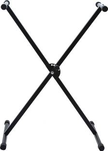 BLUEBERRY Single-X Folding, Adjustable Width & Height Keyboard Stand