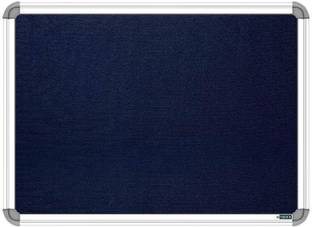 SRIRATNA 1.5 X 2 Feet Notice Pin-up Display Blue Board for Office, School and Home Notice Board