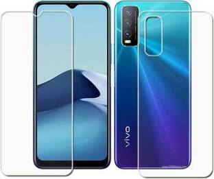 SOMTONE Front and Back Tempered Glass for VIVO Y20A