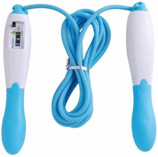 Spocco Automatic Counting Adjustable Skipping Rope with Comfortable Handles Freestyle Skipping Rope