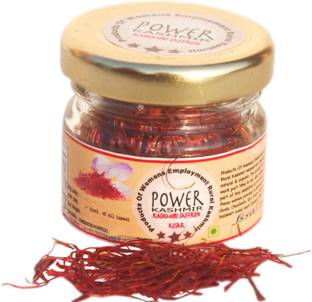 Power Kashmir Kashmiri Saffron / Kesar 100% Pure Natural From Kashmir | Zafran