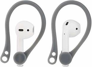 OJOS Earhooks Compatible withs 2 ands 1 Anti-Lost Secure Earhook Holder Ear Attachment Loops Clips for Earbud Earhook Hooks (Grey) Over The Ear Headphone Cushion
