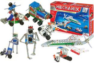 MECHANIX Boys And Girls Engineering System STEM Construction And Building Toys(Build Up To 25 Models) 301 Pcs| Gift Set For Children| Age Group 7 Year To 16 Year| Made In India|