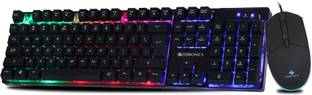 ZEBRONICS ZEB-WAR Keyboard and Mouse Combo Combo Set Designed for Gaming