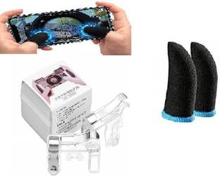Filiz Best Quality with low price Trigger and finger sleeve combo pack for pubg game/free fire/call of duty all types mobile games for android and IOS  Gaming Accessory Kit