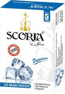 SCORIA Premium Quality Herbal Hookah Molasses (100% Nicotine and Tobacco Free) Ice Brain Freezer Hookah Flavor