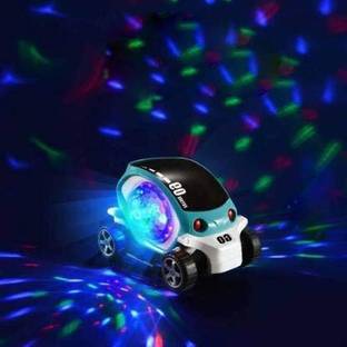 तम्बूरा 3D Lighting /Musical/Dancing/Stunt 09 Future Car Rotate 360° With Multicolor led Flashing Light & Music Learning Toy/educational Toy Baby Gift