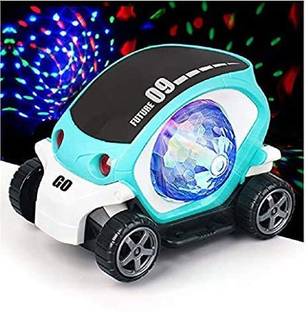 FFERONS HIGH QUALITY Future 09 Musical Stunt Car Rotate 360° with Flashing Light & Music