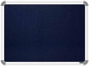 SRIRATNA 1.5 X 2 Feet Elegant Design Pin-up Blue Board for Office, School and Home Notice Board