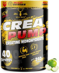 WILD BUCK CREA PUMP(Creatine Monohydrate) For Increased Muscles Recovery & Performance Creatine