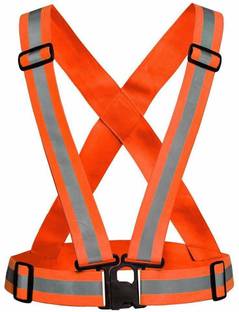 ANAIN Imported Safety Security Reflective Adjustable Vest Belt Gear Stripe Night Running Safety Jacket