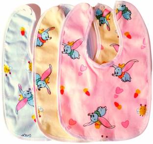 ADRIEL BRINGING JOY Printed Cotton BIBS 3pc