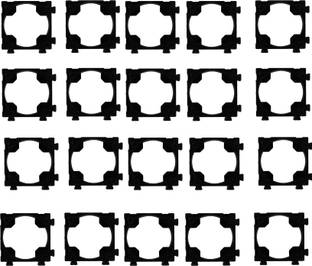 TPENT 18650 Lithium-Ion Battery Spacer A-Grade ABS + PU Holder FOR Battery assembling (BATTERY CELL HOLDER’S) (1 * 1 Dimensions) (PACK OF 20 PCS) Interconnect Electronic Hobby Kit
