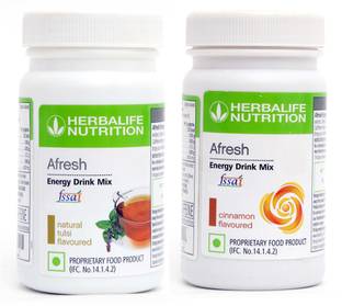 HERBALIFE Afresh Energy Drink Tulsi And Cinnamon Flavour Energy Drink
