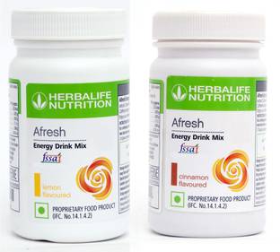 HERBALIFE Afresh Energy Drink Lemon And Cinnamon Flavour Energy Drink