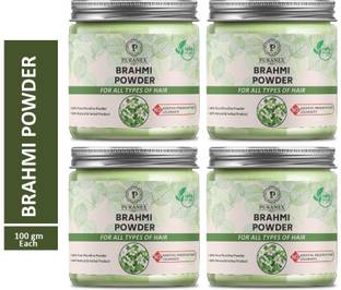 puranex 100% Natural & Pure Brahmi Powder For Natural Texture, Strong, Shiny, Spilt ends & Dandruff Free Hair- Hair Pack 100 GM (Pack of 1) 100 GM Each
