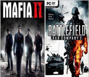 Mafia 2 and Battlefield: Bad Company 2 Top 2 Action Game (Offline Only) (Regular)