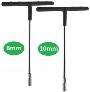 ATOOLS Heavy duty 8mm 10mm T Spanner combo Sing side Wrench Single Sided T Type Wrench (pack of 2) Heavy duty 8mm 10mm T Spanner combo Sing side Wrench Single Sided T Type Wrench (pack of 2) Single Sided T Type Wrench