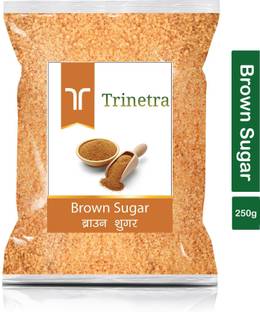 Trinetra Best Quality Brown Sugar-250gm (Pack Of 1) Sugar