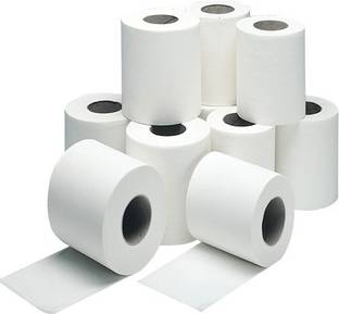 Premart Toilet Paper Roll For Bathroom . Pack Of 10 Toilet Paper Roll