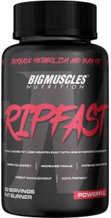 BIGMUSCLES NUTRITION Ripfast | Fat Burner | Energy | Focus | Improved Metabolism | Weight Management
