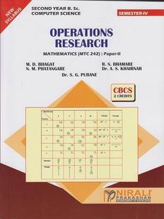 OPERATIONS RESEARCH (MTC-242) - SY BSc Computer Science - Mathematics - Semester 4 - As per SPPU's 2020 CBCS Pattern