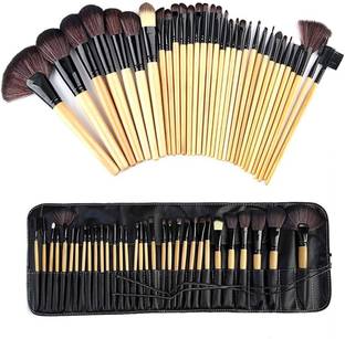 Crazy girl Professional Makeup Brushes Set Natural Cosmetic Brush set with Pouch Case