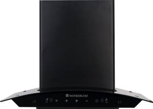 WONDERCHEF Ruby 60 cm Auto Clean Wall Mounted Black 1200 CMH Chimney
