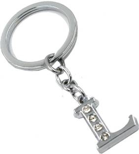 AFH Stylish Letter L Simple Alphabet Key Ring Key Chain Key Chain