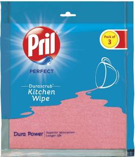 Pril Kitchen Wipe 3 Pcs Wipes Sponge Wipe