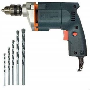 XDLB Electric Drill Machine with Masonry Bit Set Pistol Grip Drill 10mm Machine for Wall, Metal, Wood ...