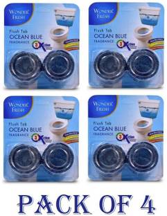 wonder fresh Flush Tab / Flushmatic Ocean Blue Toilet Block Cleaner Ocean Block Toilet Cleaner