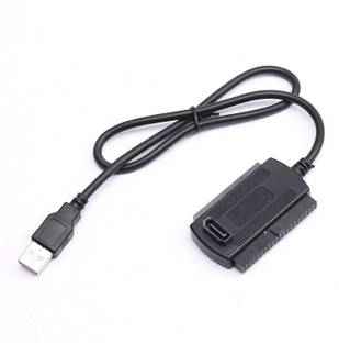 microware  TV-out Cable SATA/PATA/IDE Drive to USB 2.0 Adapter Converter Cable for 2.5''/3.5'' Hard Drive Disk HDD with External AC Power Adapter