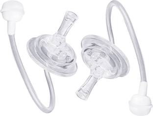 DR.Flow Combo of 2 BPA Free Anti Colic Sippy Silicone Straw Spout, DF9011 Variable Flow Nipple