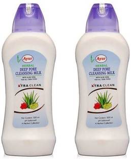Ayur Herbal Deep Pore Cleansing Milk 500x2 Face Wash