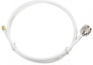 Netboon Digital Coax Audio Cable 1 m RF Coaxial Cable LMR300 HLF300 Assembly with N Male – SMA Male Plug Connector