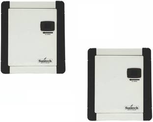 Suntech Industries 8 Way SPN Metal Double Door Distribution Board MCB Box - Pack of 2 Distribution Board