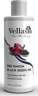 vellasio Red Onion Black Seed Hair Oil Onion oil For Man's And Women's Hair Oil